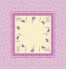 Toalha de Mesa POP Quadrada Decorativo Lavanda 75cm x 75cm