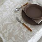 Toalha de Mesa Quadrada 140 x 140 cm Döhler Limpa Fácil Renova Alana