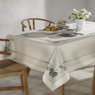 Toalha de Mesa Quadrada 140 x 140 cm Limpa Fácil Döhler Renova Botânica
