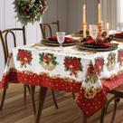 Toalha De Mesa Quadrada 4 Lugares Athenas Dohler Natal 107