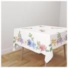 Toalha De Mesa Quadrada 4 Lugares Feliz Páscoa Diversos tema 140x140cm