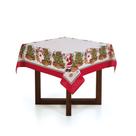 Toalha De Mesa Quadrada 4 Lugares Karsten Vila De Natal Toalha De Mesa Quadrada 4 Lugares Karsten Vila De Natal