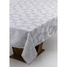 Toalha De Mesa Quadrada Cinza 4 a 6 lugares Rafimex