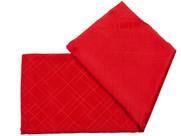 Toalha de Mesa Quadrada Döhler Requinte Vermelha para 4 Lugares - 1,40 x 1,40m Toalha de Mesa Quadrada Döhler Requinte Vermelha para 4 Lugares - 1,40 x 1,40m