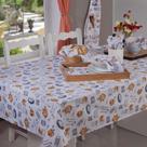 Toalha de Mesa Quadrada Impermeavel 140x140cm