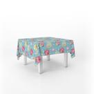 Toalha De Mesa Quadrada Infantil Tecido Oxford Monstros Alienígenas Galáxia - 140x140cm Toalha De Mesa Quadrada Infantil Tecido Oxford Monstros Alienígenas Galáxia - 140x140cm