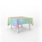 Toalha De Mesa Quadrada Infantil Tecido Oxford Tie Dye Candy Brilhos - 140x140cm