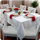 Toalha de Mesa Quadrada Maison Charmy Blanc 1,40x1,40m Argivai