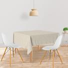 Toalha De Mesa Quadrada Tecido Oxford Arabesco Agda TL125 - 140x140cm