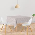 Toalha De Mesa Quadrada Tecido Oxford Arabesco Blenda TL131 - 140x140cm