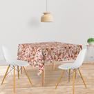 Toalha De Mesa Quadrada Tecido Oxford Boho Borboletas TL58 - 140x140cm