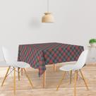 Toalha De Mesa Quadrada Tecido Oxford Xadrez Diagonal Preto, Vermelho, Rosa, Azul e Amarelo TL45 - 140x140cm