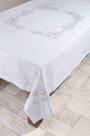 Toalha De Mesa Quadrado Branca 4 ou 6 lugares Rafimex