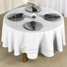 Toalha de Mesa Redonda 220cm Ponto Ajour 331 Rafimex