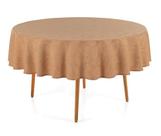Toalha de Mesa Redonda 6 Lugares Sempre Limpa Urban Salmao Karsten