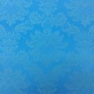 Toalha de Mesa Redonda em Jacquard Medalhão Azul Frozen - 2,80m