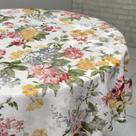 Toalha de Mesa Redonda Grande Floral Florida de 2,00 diâmetro