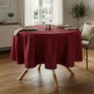 Toalha de Mesa Redonda para Buffet em Oxford Marsala
