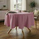 Toalha de Mesa Redonda para Buffet em Oxford Rosa Envelhecido Rosé Toalha de Mesa Redonda para Buffet em Oxford Rosa Envelhecido Rosé