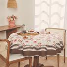 Toalha de Mesa Redonda Pop1,55m 4 lugares Estampada Lepper - Luana