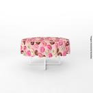 Toalha de Mesa Redonda Rosquinhas 140x140cm