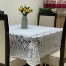 Toalha de Mesa Renda 4 Cadeiras 1,60x1,60 Toalha de Mesa Renda 4 Cadeiras 1,60x1,60