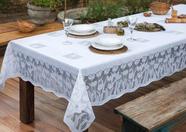 Toalha de Mesa Renda Tulipa - Branco - RENDHAC Toalha de Mesa Renda Tulipa - Branco - RENDHAC