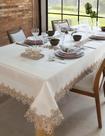 Toalha de Mesa Rendada Veneza 150x220 Toalha de Mesa Rendada Veneza 150x220