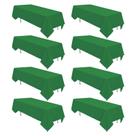 Toalha de mesa RestfulGlow Green Poliéster 152x259cm para mesa de 6 pés