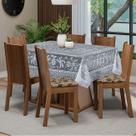 Toalha De Mesa Retangular 1,60x2,00cm Rendada Decoração Cozinha Sala Jantar