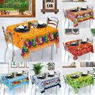 Toalha de Mesa Retangular 6 Lugares 2,10 x 1,40 Estampas Variadas Toalha de Mesa Retangular 6 Lugares 2,10 x 1,40 Estampas Variadas