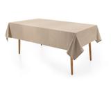Toalha de Mesa Retangular 6 Lugares Celebra Desiree Marrom Karsten