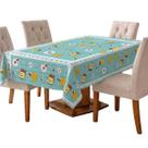 Toalha de Mesa Retangular 8 Cadeiras 2,50M x 1,45M Estampada Grande Oxford Festa Buffet