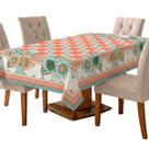 Toalha de Mesa Retangular 8 Cadeiras 2,50M x 1,45M Estampada Grande Oxford Festa Buffet
