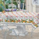 Toalha de Mesa Retangular Delicata Piquet 2,10m x 1,40m Frutas Toalha de Mesa Retangular Delicata Piquet 2,10m x 1,40m Frutas