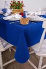 Toalha de Mesa Retangular em Oxford Azul Royal Toalha de Mesa Retangular em Oxford Azul Royal