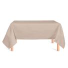Toalha de Mesa Retangular em Oxford Bege Areia