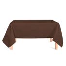 Toalha de Mesa Retangular em Oxford Marrom Chocolate Toalha de Mesa Retangular em Oxford Marrom Chocolate