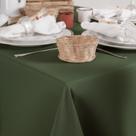 Toalha de Mesa Retangular em Oxford Verde Musgo