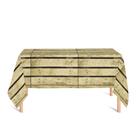 Toalha de Mesa Retangular em Tecido Jacquard Estampado Pallet Toalha de Mesa Retangular em Tecido Jacquard Estampado Pallet