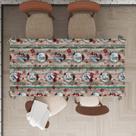 Toalha De Mesa Retangular Impermeavel Termica Estampa Natal Patchwork Toalha De Mesa Retangular Impermeavel Termica Estampa Natal Patchwork