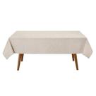 Toalha de mesa retangular linhares liso natural