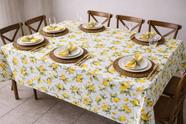 Toalha de Mesa Retangular Oxford 2,20x1,40 Poliéster Estampada Lavável Cozinha Jantar