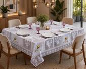 Toalha de Mesa Retangular Rendada 1,60M x 2,17M Estampada Toalha de Mesa Retangular Rendada 1,60M x 2,17M Estampada