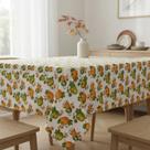 Toalha De Mesa Retangular Tecido Estampado 2,20 m X 1,50m