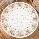Toalha de mesa Roverantic Easter Round Cute Bunny 112-122 cm rosa Toalha de mesa Roverantic Easter Round Cute Bunny 112-122 cm rosa