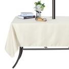 Toalha de mesa SARAFLORA 152x305 cm com zíper impermeável bege Toalha de mesa SARAFLORA 152x305 cm com zíper impermeável bege