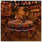 Toalha de Mesa Sublimada Redonda Festa Junina Arraia São João Xadrez Variadas 140x140cm Toalha de Mesa Sublimada Redonda Festa Junina Arraia São João Xadrez Variadas 140x140cm