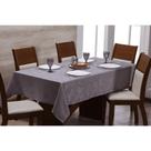 Toalha de Mesa Tecido Jacquard 6 Lugares Retangular Elegante