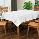 Toalha de Mesa Térmica 138X138cm Jacquard Salehtex Branca Toalha de Mesa Térmica 138X138cm Jacquard Salehtex Branca